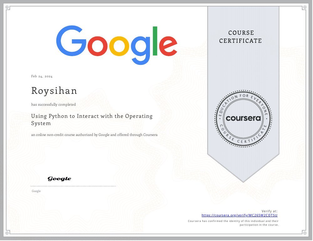 Using Python to Interact with the Operating System