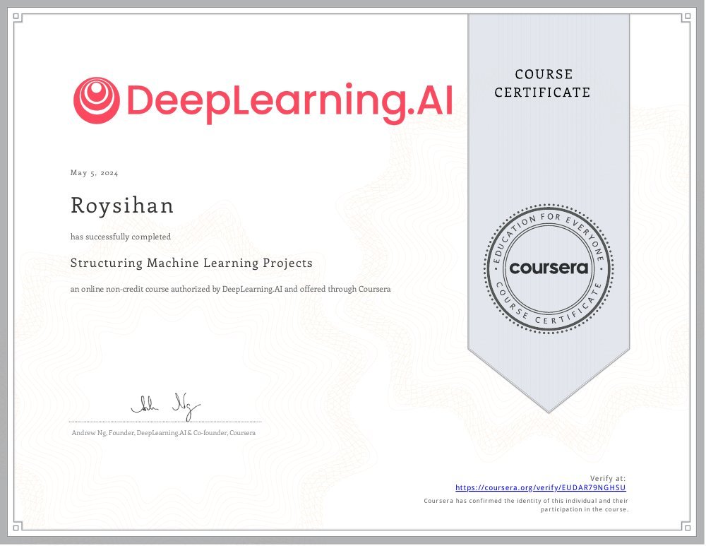 Structuring Machine Learning Projects